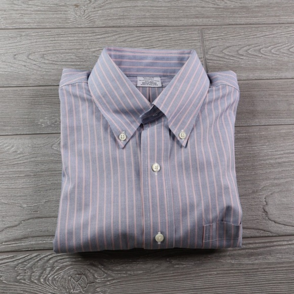 NEW Brooks Brothers Original‎ Polo Shirt Mens 15.5 34 Regent Fit Button Down NWT